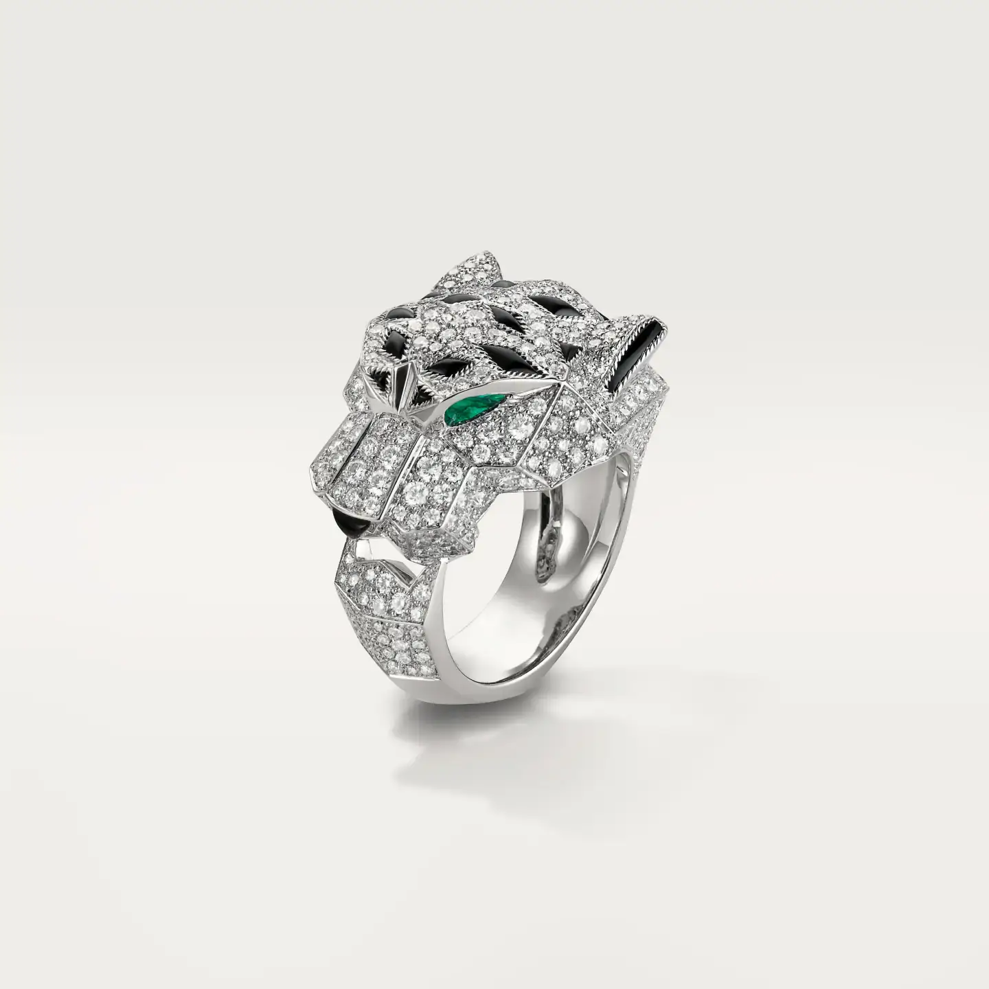 Cartier Panthère diamond ring in white gold